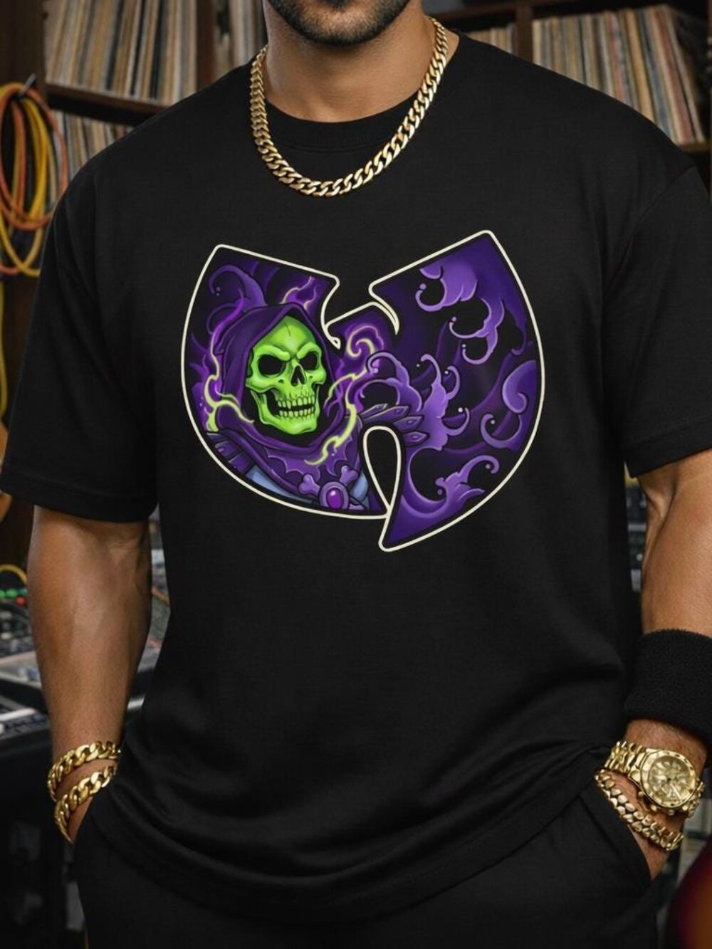 Skella-Tang Skeleton Cartoon Tee